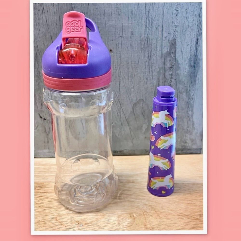 Cool Gear Unicorn Water Bottle, 14 Oz Water Bottle